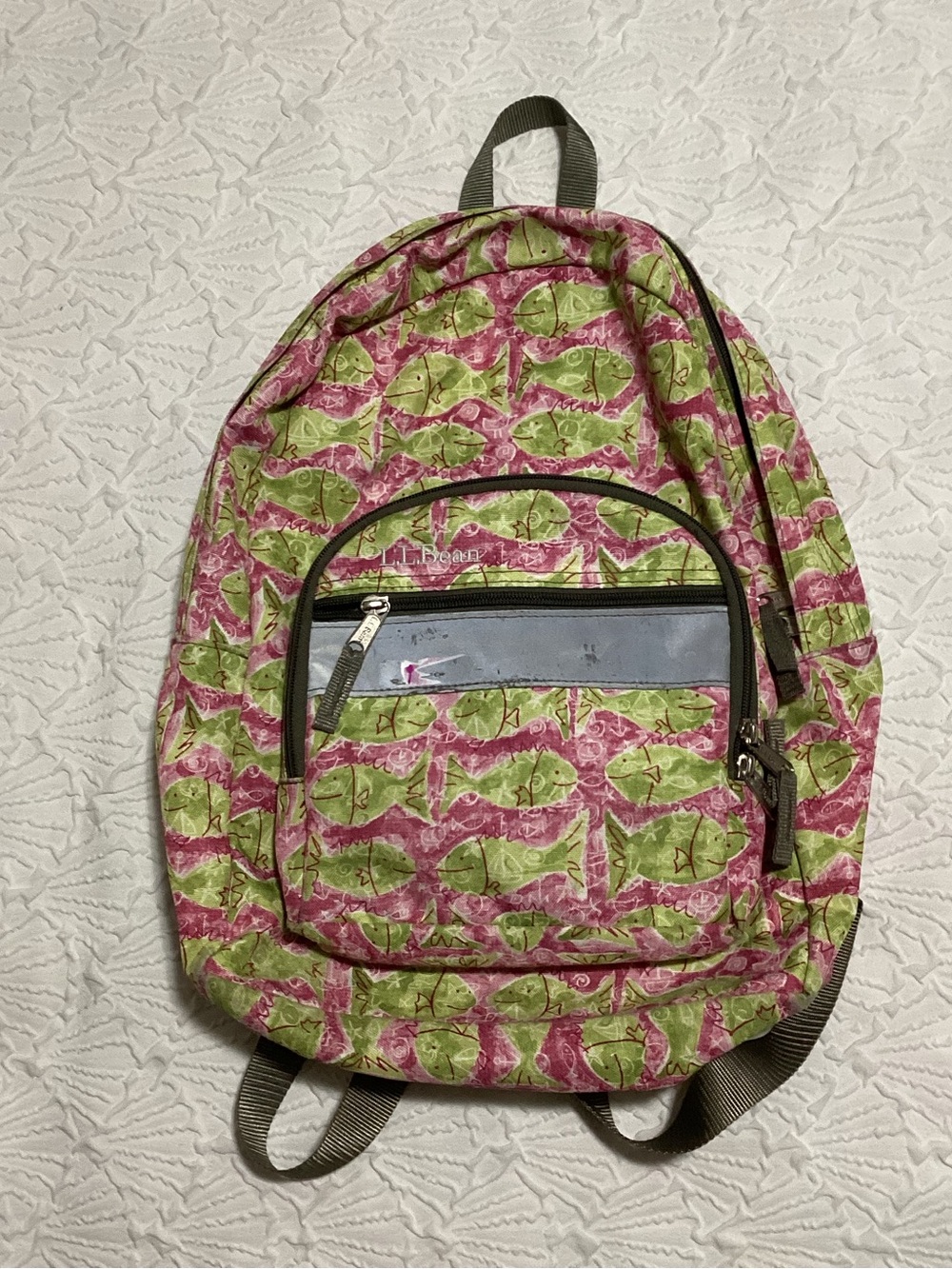 LL Bean Fish Print